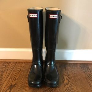 Women’s Tall Gloss Rain Boots